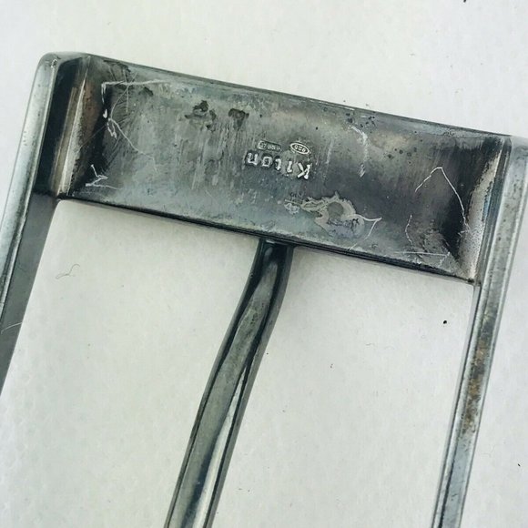 KITON Black Suede Men's Dress Belt 42” Size 105 cm - Picture 8 of 8